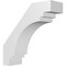 Ekena Millwork 5-in. W x 16-in. D x 16-in. H Pescadero Architectural Grade PVC Knee Brace BRCP05X16X16PEC - alternate 1